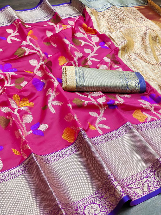 Meera 119 Festive Wear Wholesale Designer Handloom Silk Saree
